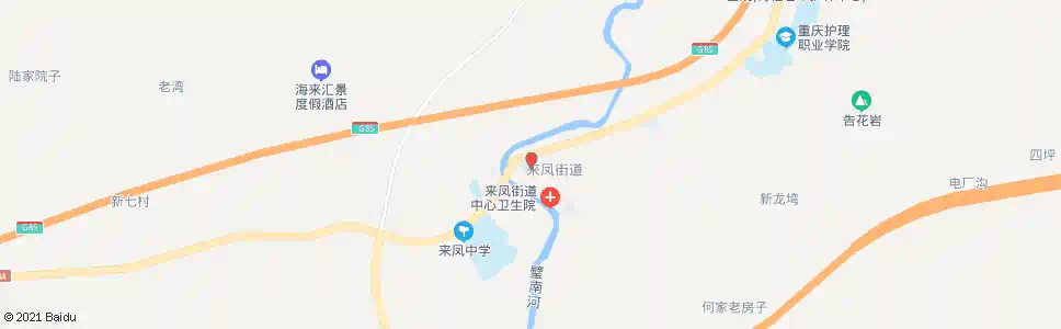 重庆来凤小学_公交站地图_重庆公交_妙搜公交查询2025