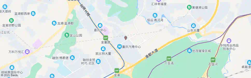 重庆博外路_公交站地图_重庆公交_妙搜公交查询2025