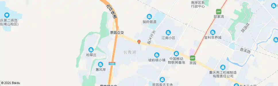 重庆茶园内环路口_公交站地图_重庆公交_妙搜公交查询2025