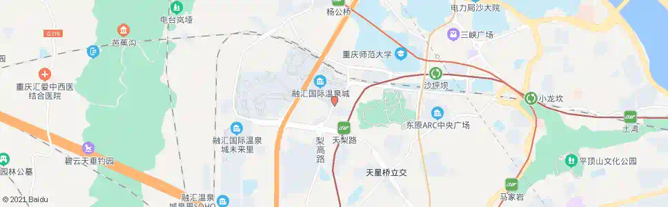 重庆清溪路_公交站地图_重庆公交_妙搜公交查询2025