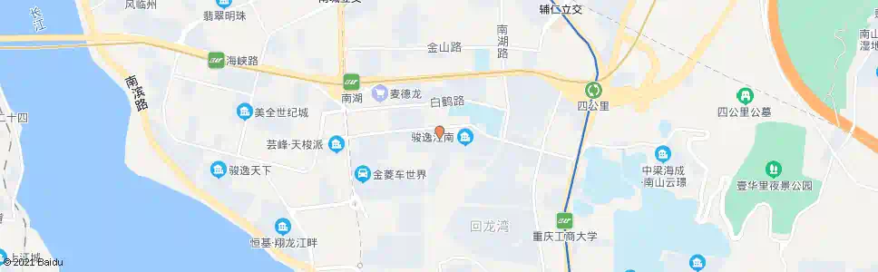 重庆南湖支路_公交站地图_重庆公交_妙搜公交查询2025