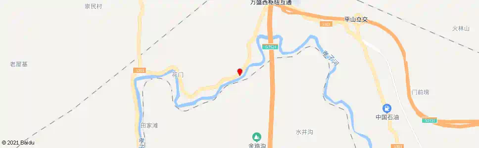 重庆樱花温泉山庄_公交站地图_重庆公交_妙搜公交查询2025
