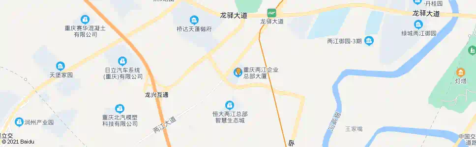 重庆两江企业总部大厦_公交站地图_重庆公交_妙搜公交查询2025