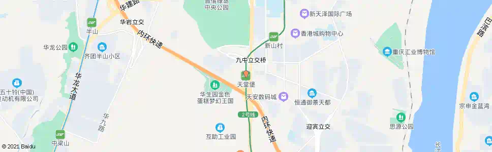 重庆天堂堡站_公交站地图_重庆公交_妙搜公交查询2025