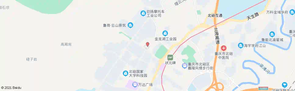 重庆北碚老年大学_公交站地图_重庆公交_妙搜公交查询2025