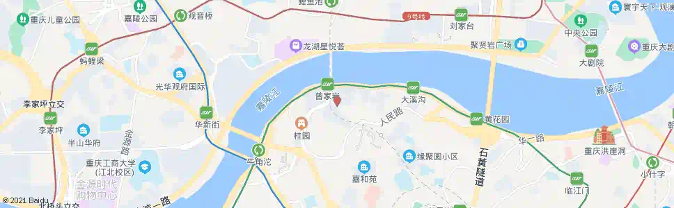 重庆华创购物广场_公交站地图_重庆公交_妙搜公交查询2025