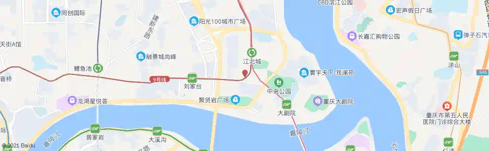重庆东方广场_公交站地图_重庆公交_妙搜公交查询2025