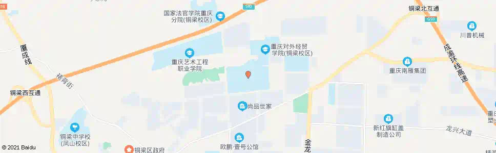 重庆传媒学院_公交站地图_重庆公交_妙搜公交查询2025