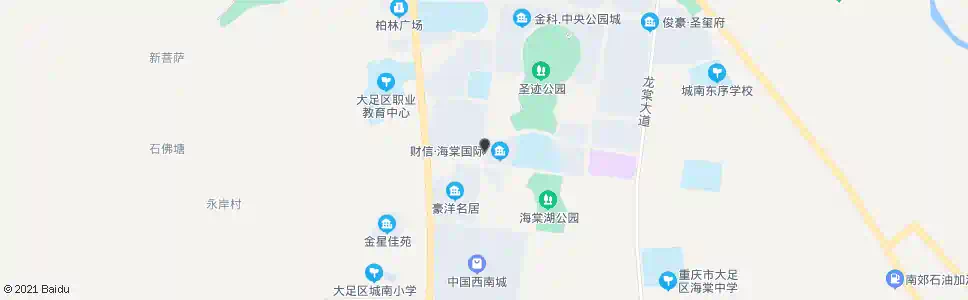重庆海棠国际_公交站地图_重庆公交_妙搜公交查询2025