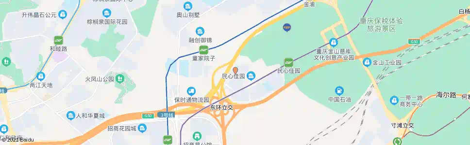 重庆民心路_公交站地图_重庆公交_妙搜公交查询2025