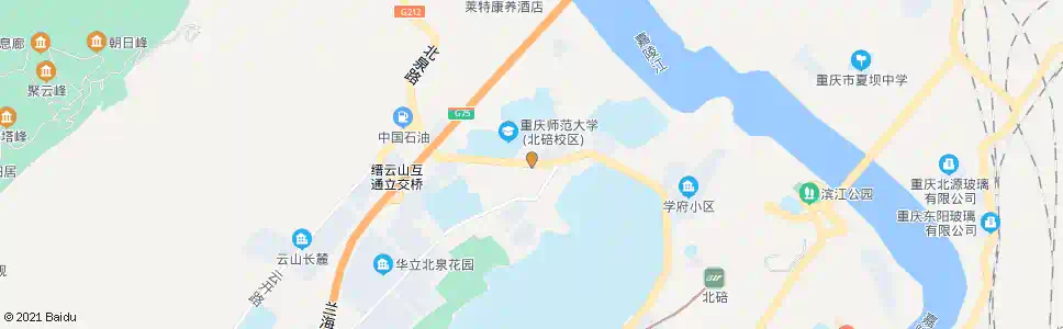 重庆北泉路建材市场_公交站地图_重庆公交_妙搜公交查询2025