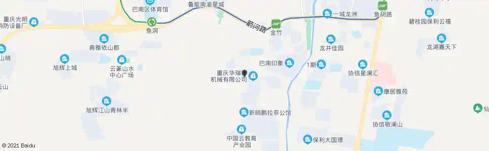 重庆金竹工业园区_公交站地图_重庆公交_妙搜公交查询2025