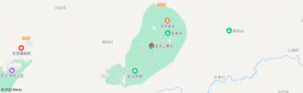 重庆宝顶景区停车场_公交站地图_重庆公交_妙搜公交查询2025