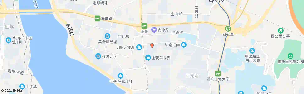 重庆巨城龙湾_公交站地图_重庆公交_妙搜公交查询2025