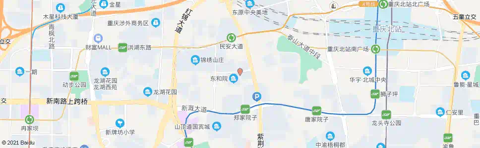 重庆市老干中心_公交站地图_重庆公交_妙搜公交查询2025