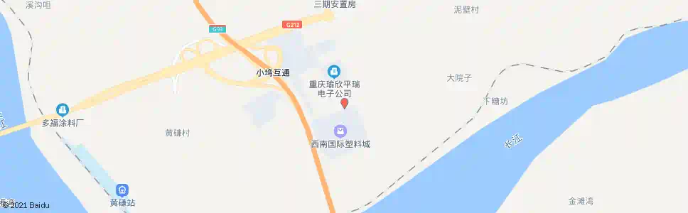 重庆鑫邦钢材市场_公交站地图_重庆公交_妙搜公交查询2025