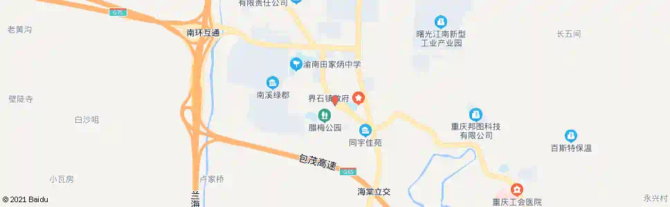 重庆界石(界新街)_公交站地图_重庆公交_妙搜公交查询2025