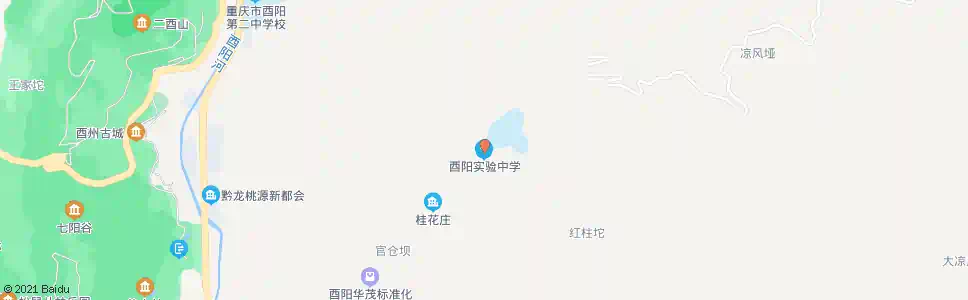 重庆酉阳实验中学_公交站地图_重庆公交_妙搜公交查询2025