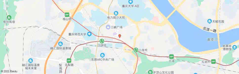 重庆沙区人民医院_公交站地图_重庆公交_妙搜公交查询2025