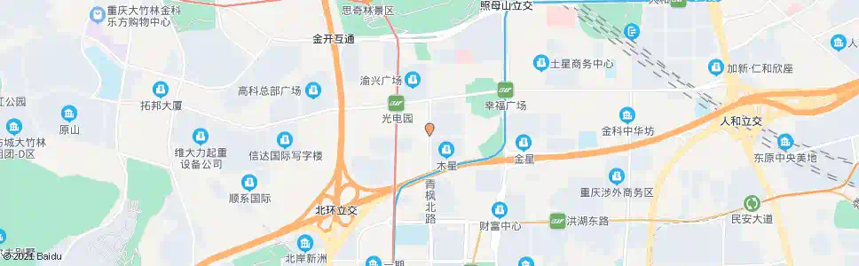 重庆青枫北路_公交站地图_重庆公交_妙搜公交查询2025