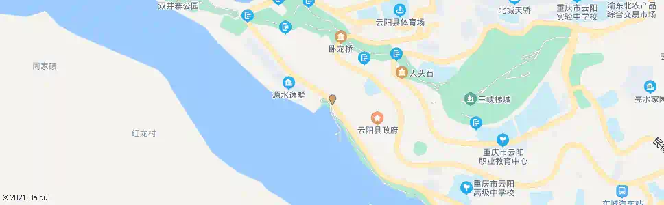 重庆长席子码头_公交站地图_重庆公交_妙搜公交查询2025