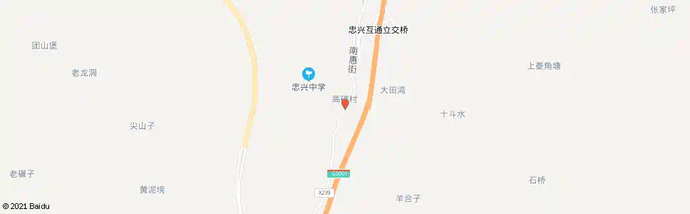 重庆忠兴_公交站地图_重庆公交_妙搜公交查询2025