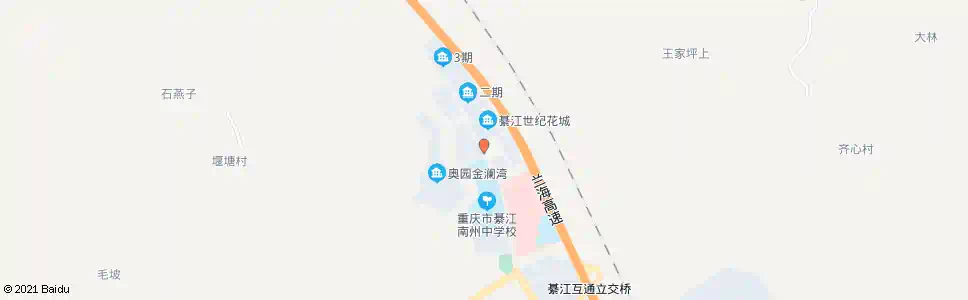重庆书香名都_公交站地图_重庆公交_妙搜公交查询2025