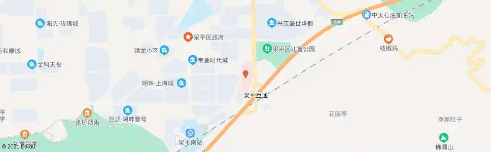 重庆梁平人民医院_公交站地图_重庆公交_妙搜公交查询2025