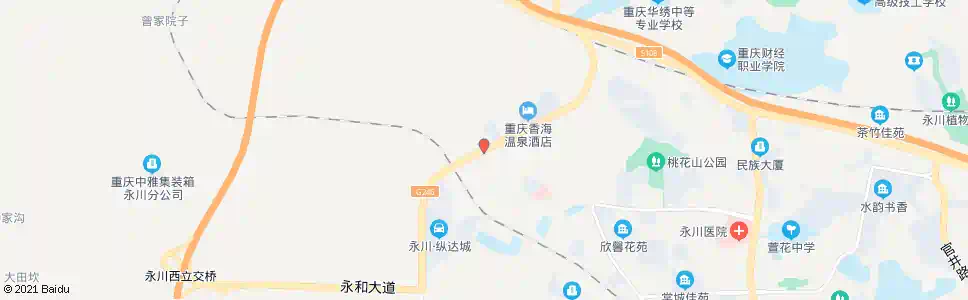 重庆车检中心_公交站地图_重庆公交_妙搜公交查询2025