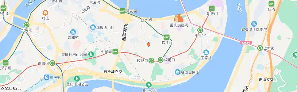 重庆聋哑校_公交站地图_重庆公交_妙搜公交查询2025
