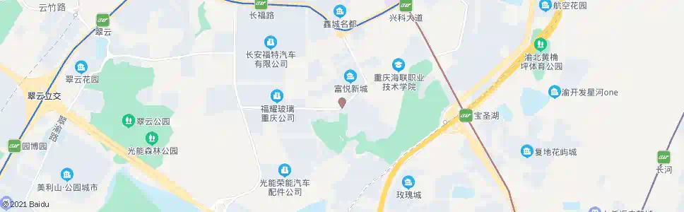 重庆海福路_公交站地图_重庆公交_妙搜公交查询2025