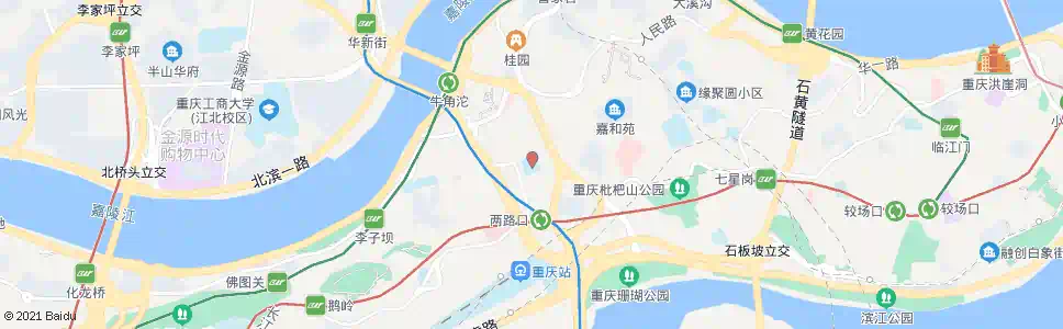 重庆体育馆_公交站地图_重庆公交_妙搜公交查询2025