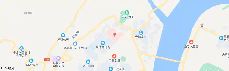 重庆忠县人民医院_公交站地图_重庆公交_妙搜公交查询2025
