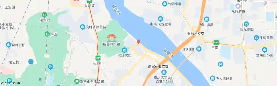 重庆磁器口东门_公交站地图_重庆公交_妙搜公交查询2025