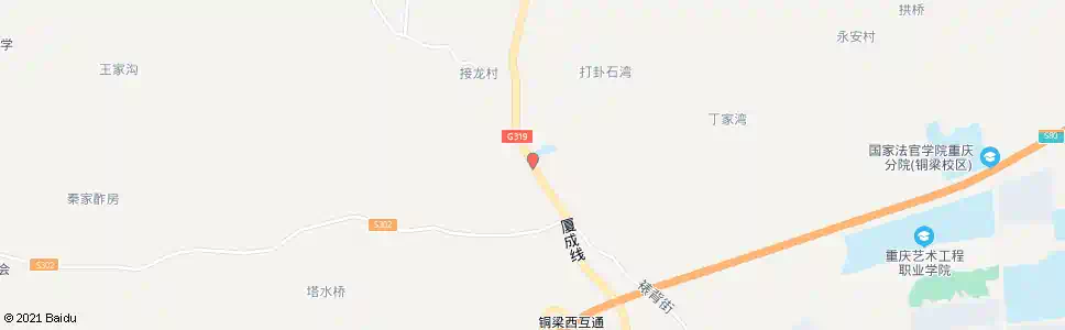 重庆西城小学_公交站地图_重庆公交_妙搜公交查询2025