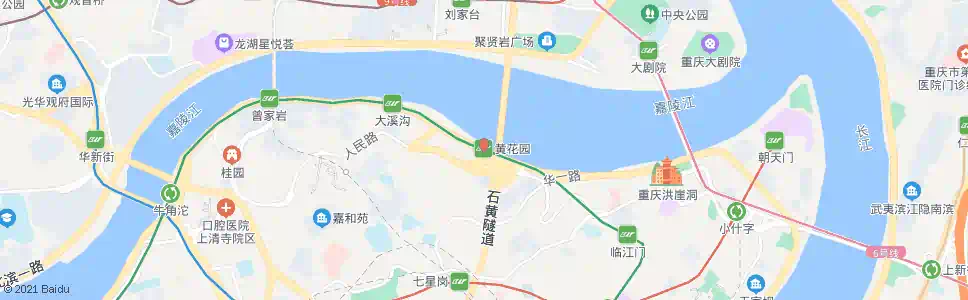 重庆黄花园站_公交站地图_重庆公交_妙搜公交查询2025
