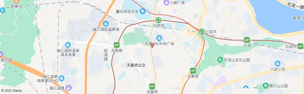 重庆天兴学校_公交站地图_重庆公交_妙搜公交查询2025