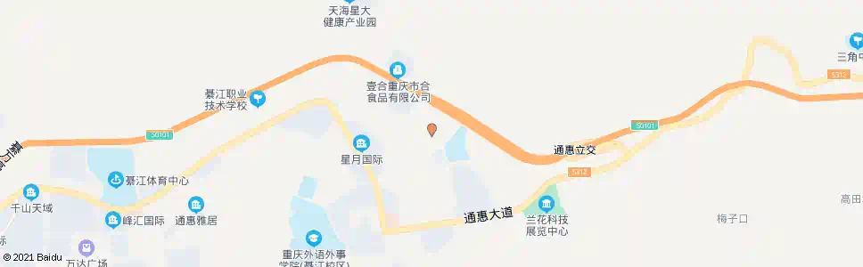 重庆翠竹山庄_公交站地图_重庆公交_妙搜公交查询2025