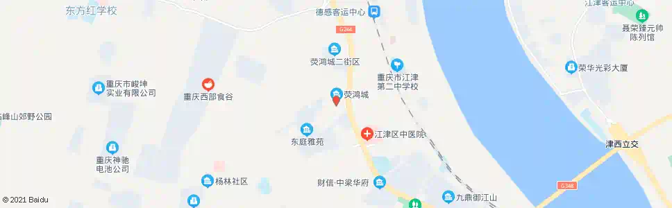 重庆德感园区大门_公交站地图_重庆公交_妙搜公交查询2025