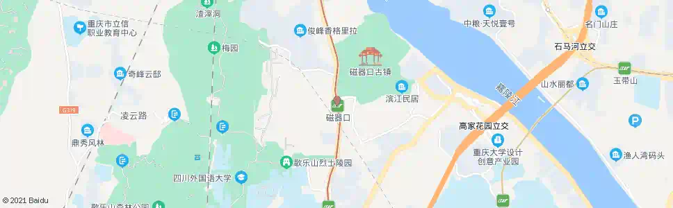重庆童家桥_公交站地图_重庆公交_妙搜公交查询2025