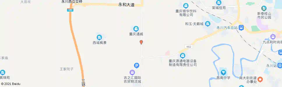 重庆黄荆坡_公交站地图_重庆公交_妙搜公交查询2025