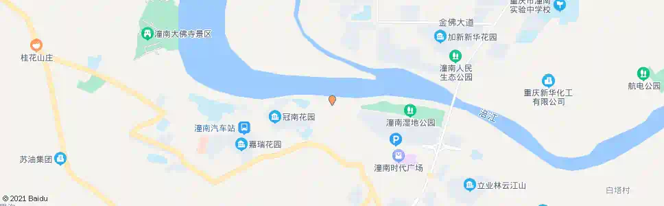 重庆莲花大桥南桥头_公交站地图_重庆公交_妙搜公交查询2025