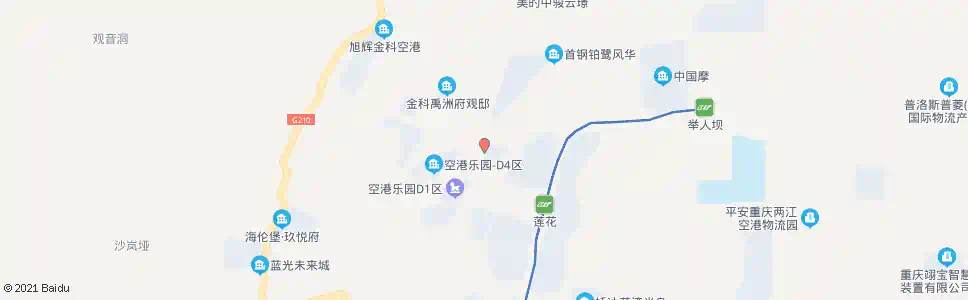重庆空港乐园_公交站地图_重庆公交_妙搜公交查询2025