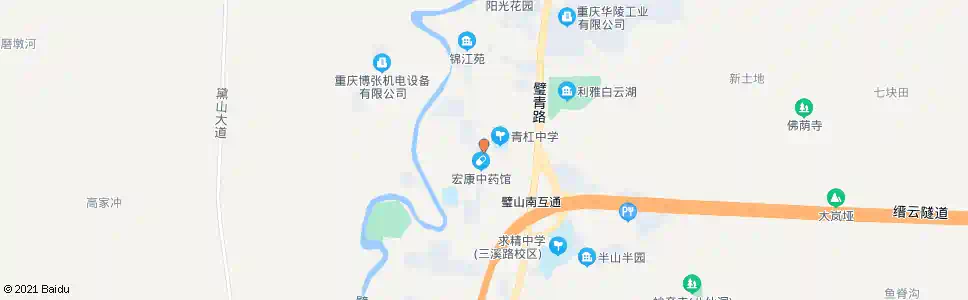 重庆海尔幼儿园_公交站地图_重庆公交_妙搜公交查询2025