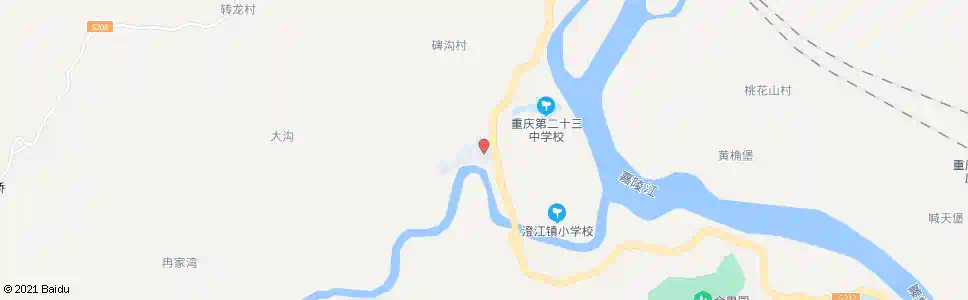 重庆山水香庭_公交站地图_重庆公交_妙搜公交查询2025