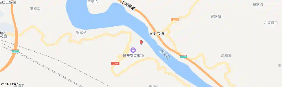 重庆盐井镇_公交站地图_重庆公交_妙搜公交查询2025
