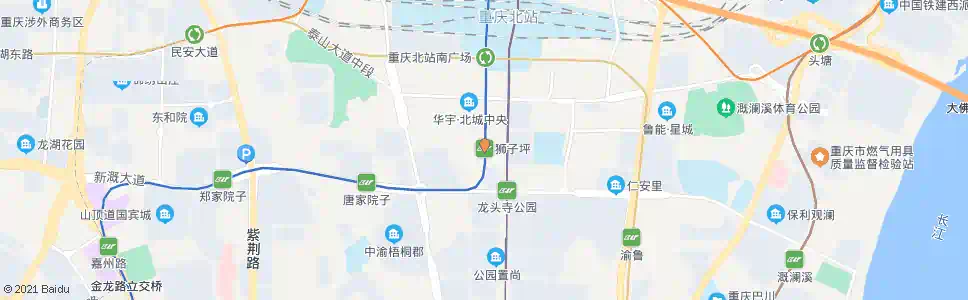 重庆狮子坪站_公交站地图_重庆公交_妙搜公交查询2025