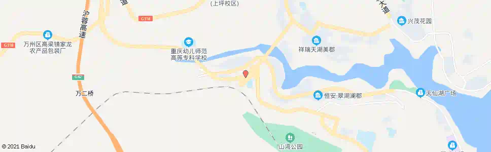 重庆红光小区1站_公交站地图_重庆公交_妙搜公交查询2025