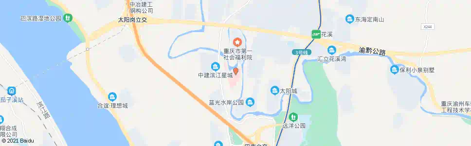 重庆市儿童福利院_公交站地图_重庆公交_妙搜公交查询2025