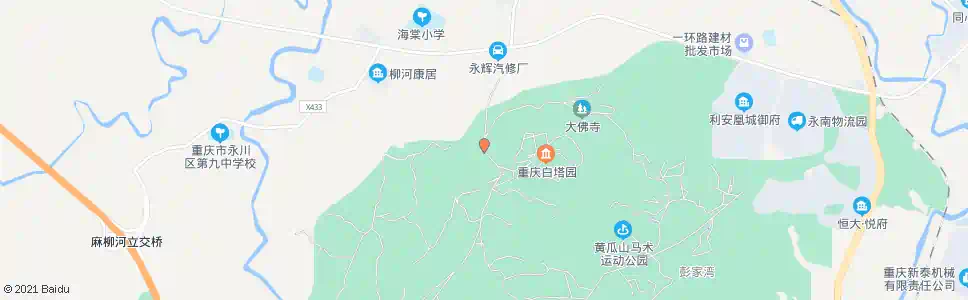 重庆白塔园_公交站地图_重庆公交_妙搜公交查询2025